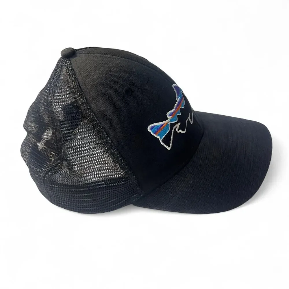 Patagonia Baseball Cap Embroidered Fish Gorpcore Utility Nautical